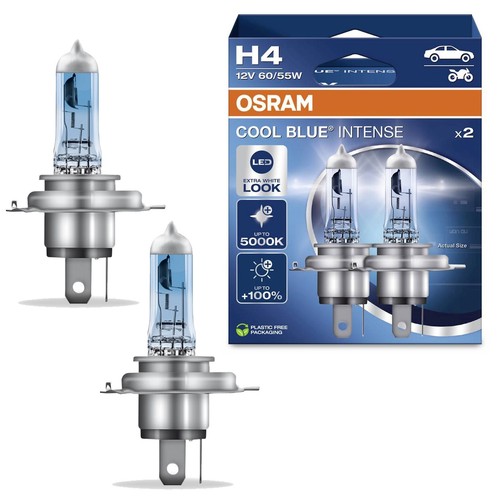 Osram cool blue - h4, intense